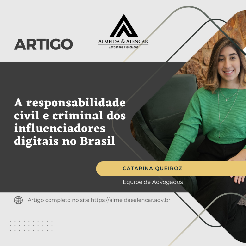 A responsabilidade civil e criminal dos influenciadores digitais no Brasil