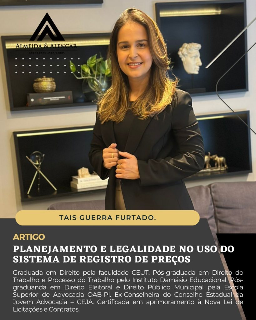 Planejamento e legalidade no uso do sistema de registro de preços