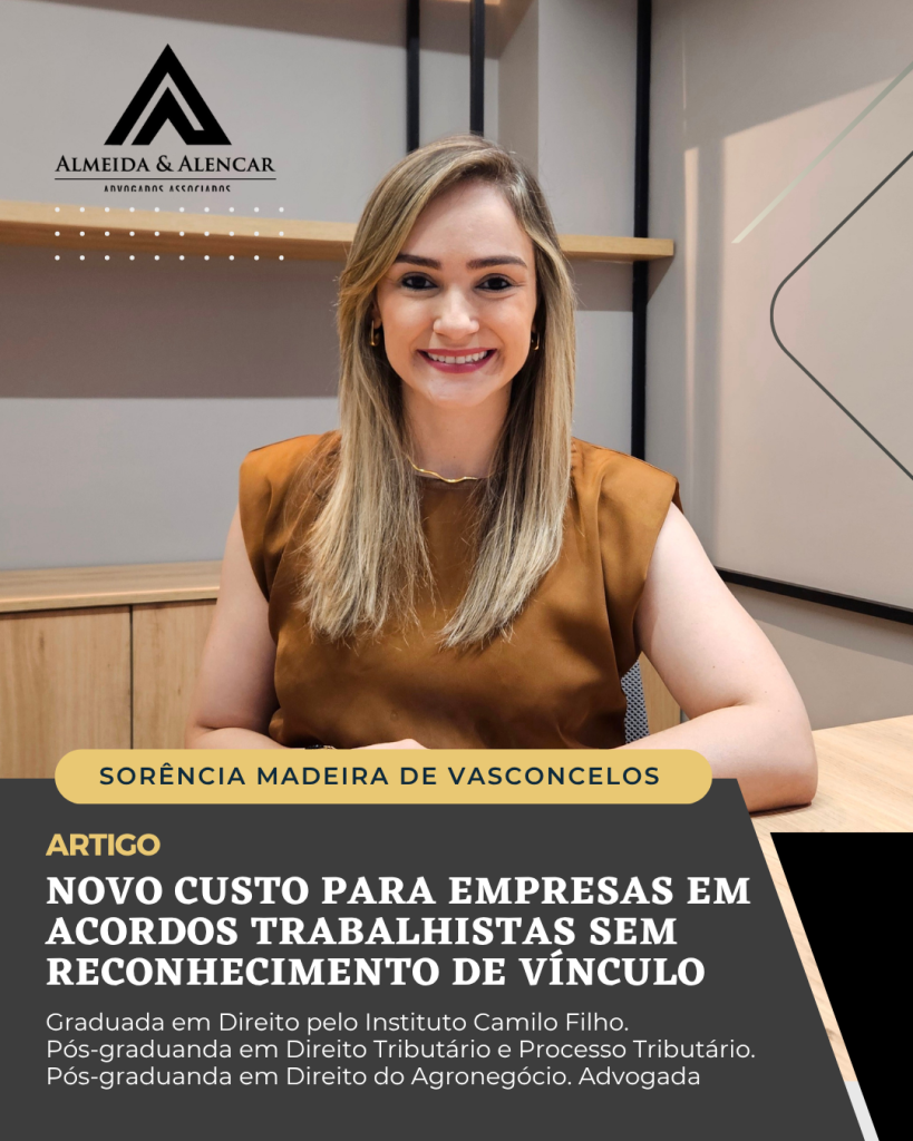 Novo custo para empresas em acordos trabalhistas sem reconhecimento de vínculo