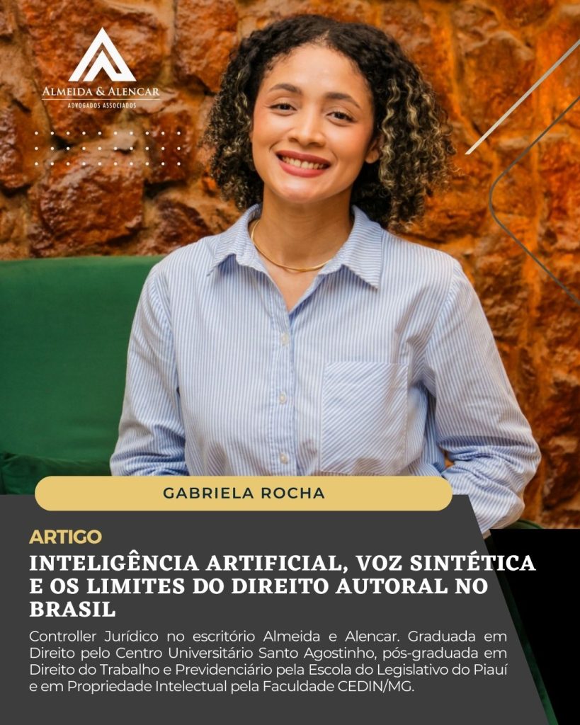 Inteligência Artificial, Voz Sintética e os Limites do Direito Autoral no Brasil